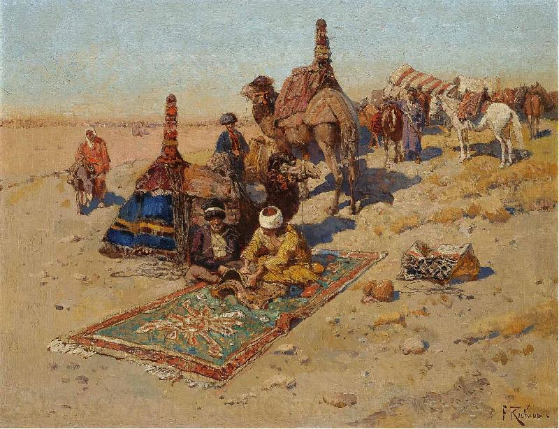 Franz Roubaud Caucasian scene